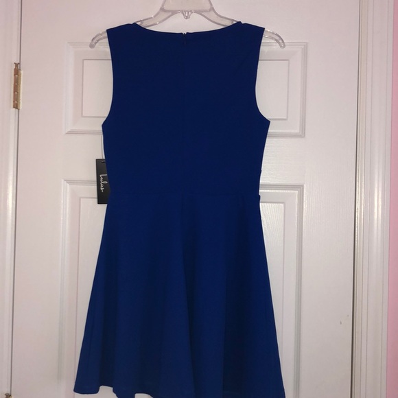 Lulus blue dress size small!! NWT - Picture 4 of 6
